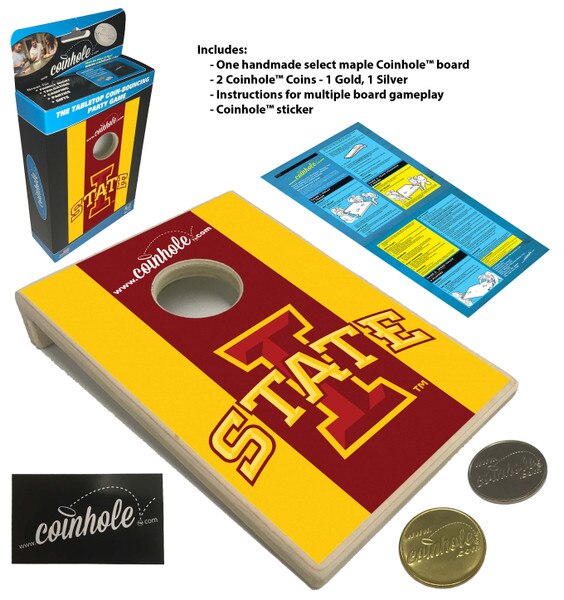 I-State Coinhole Single Board Game